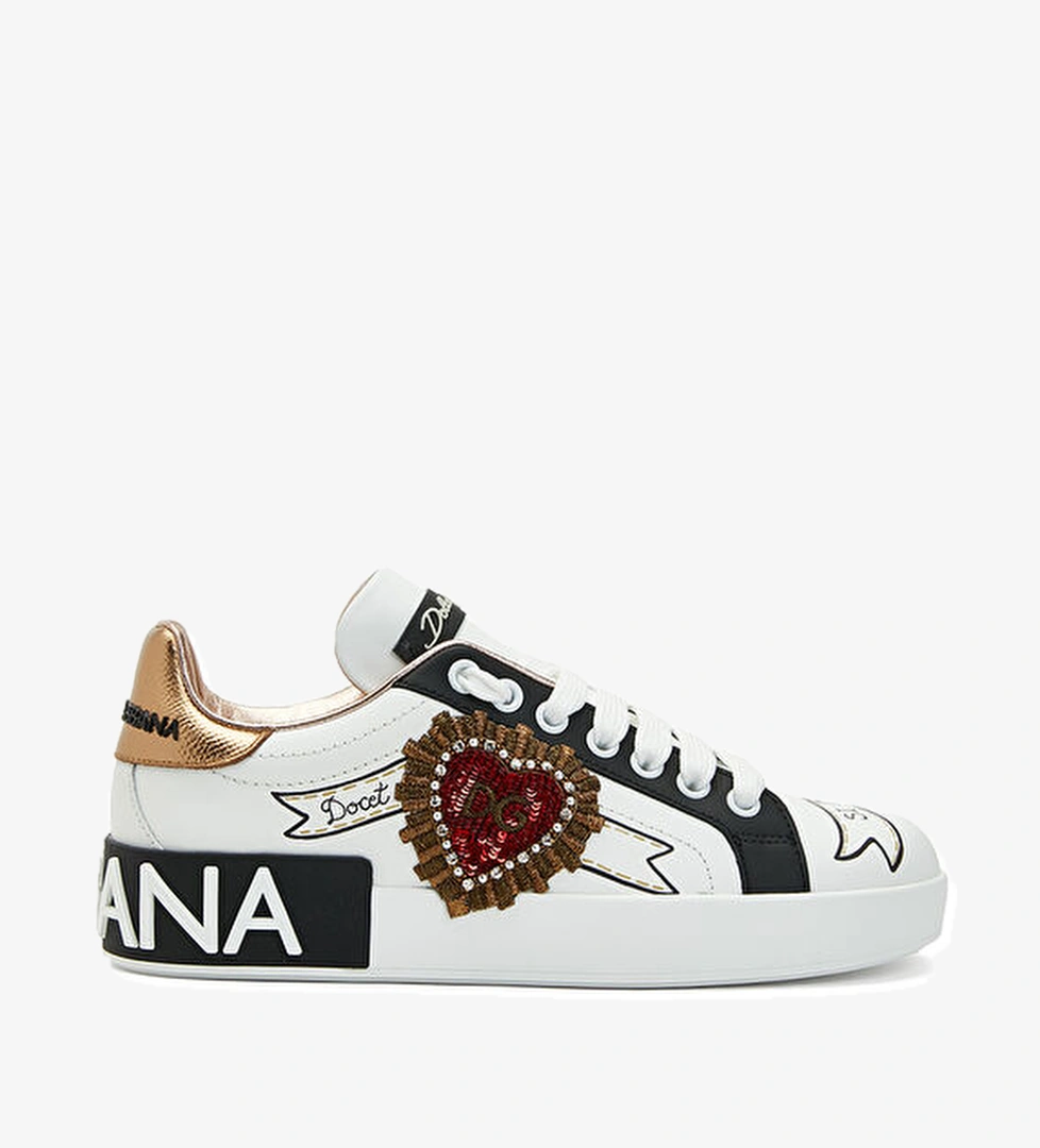 Dolce&gabbana Portofino Beyaz Kadın Deri Sneaker model görseli