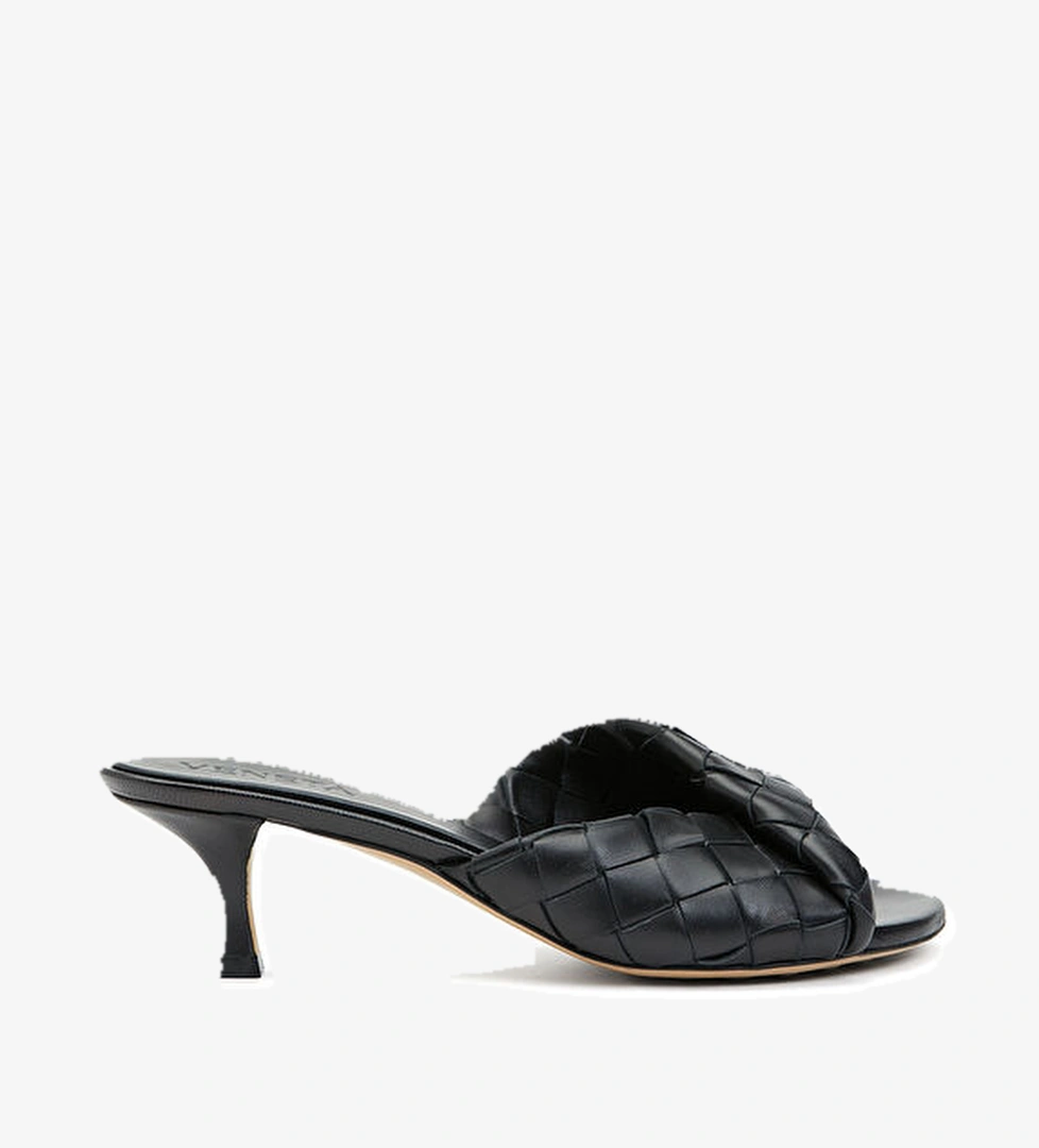 Bottega Veneta Blink Siyah Kadın Deri Terlik model görseli