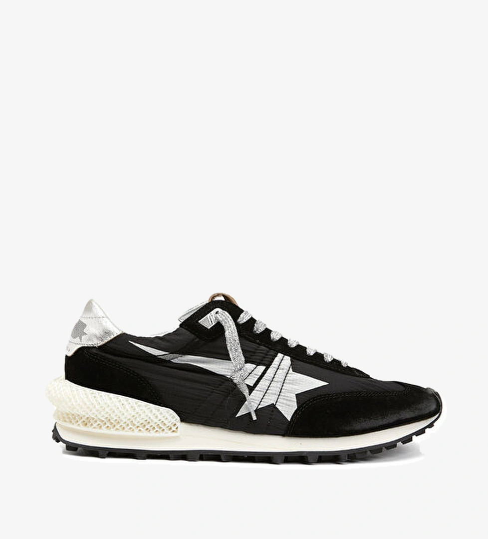 Golden Goose Marathon Siyah Gri Erkek Sneaker model görseli