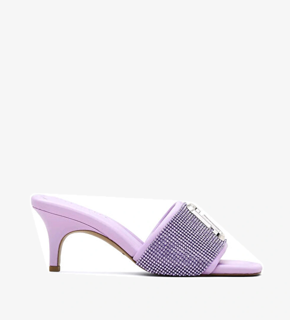 The J Marc Mor Silver Kadın Deri Terlik - Görsel 1