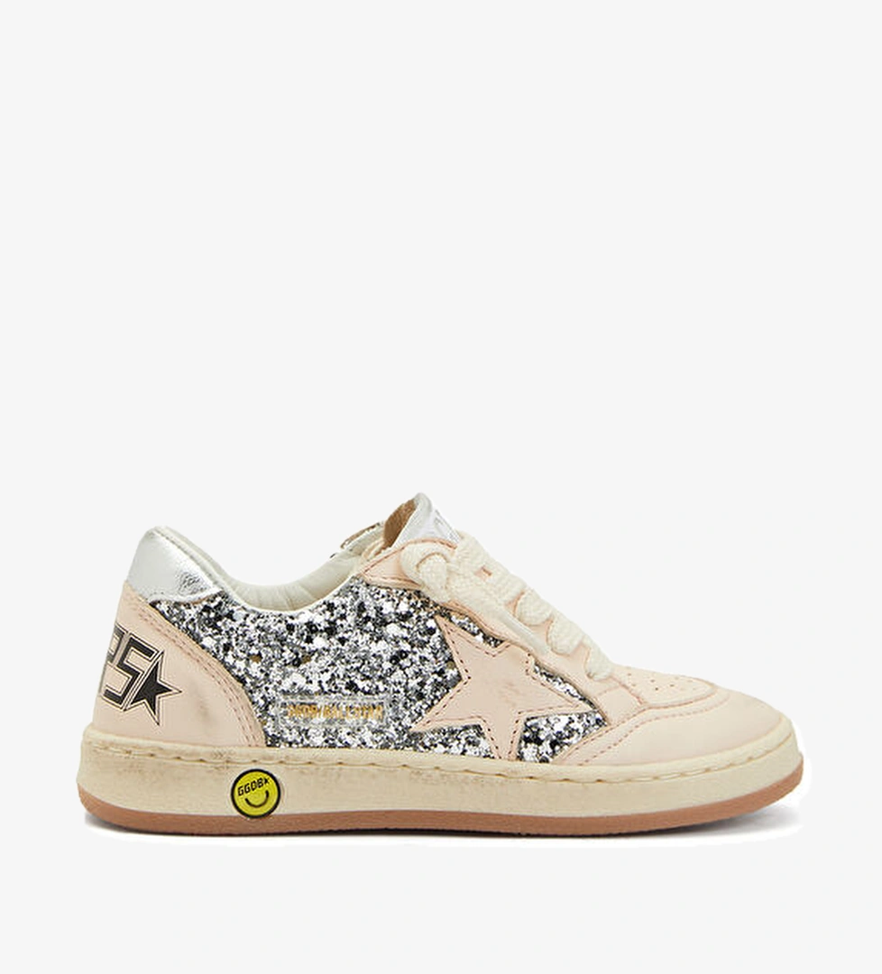 Golden Goose Ball Star Sim Dokulu Kız Çocuk Deri Sneaker model görseli