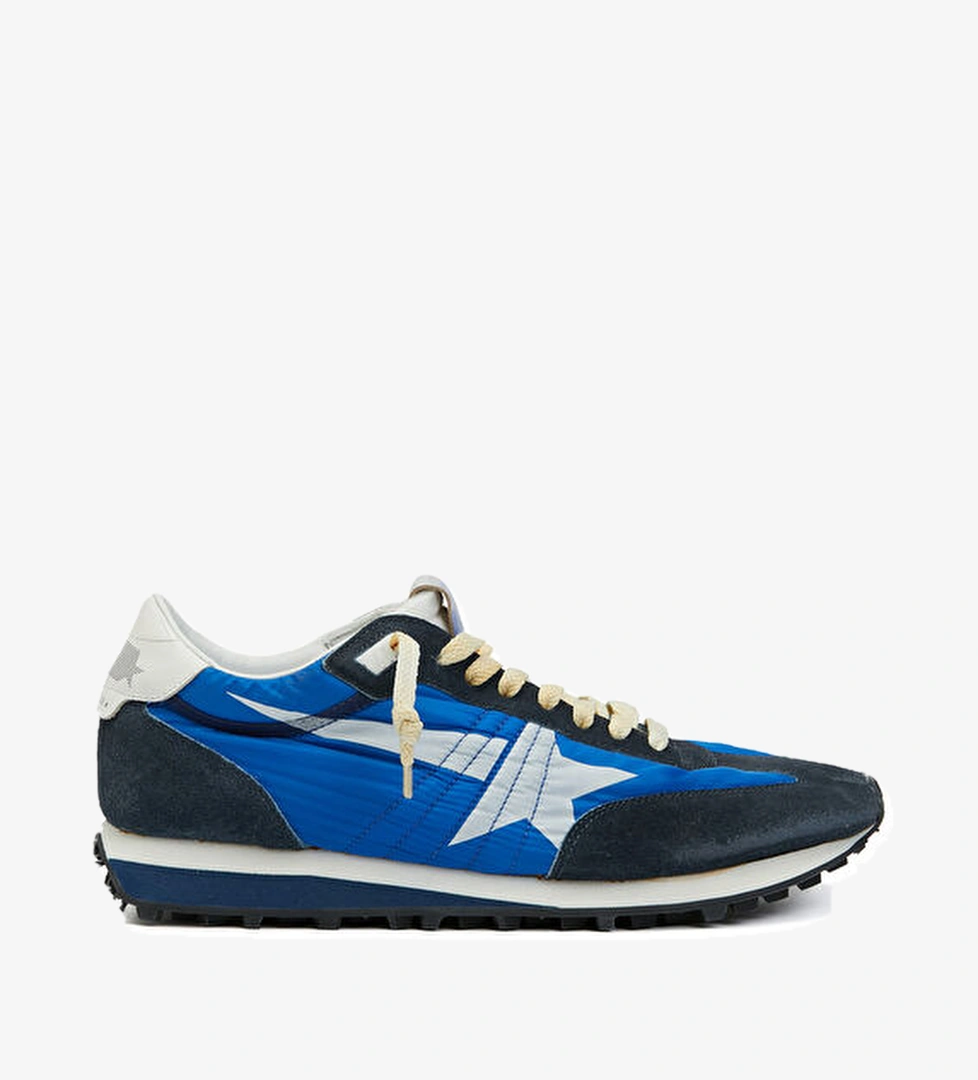 Golden Goose Marathon Mavi Erkek Sneaker model görseli