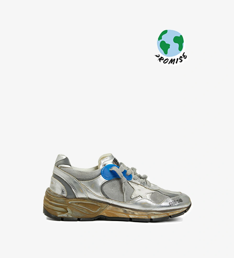 Golden Goose Dad Silver Kadın Deri Sneaker model görseli