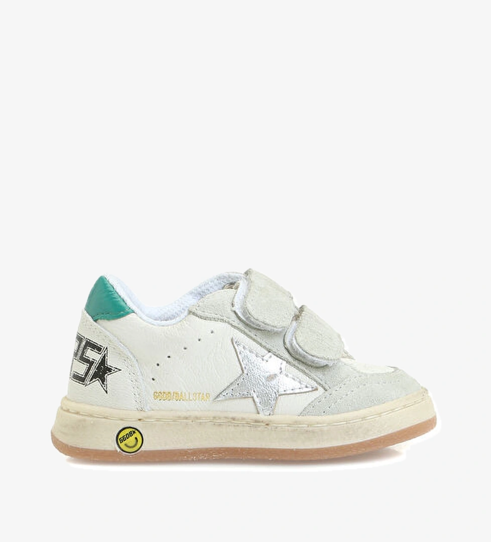 Golden Goose Ball Star Çocuk Deri Sneaker model görseli