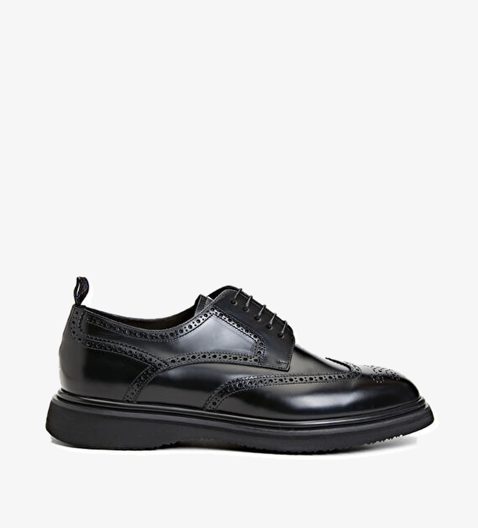 Barrett Siyah Erkek Deri Ayakkabı model görseli