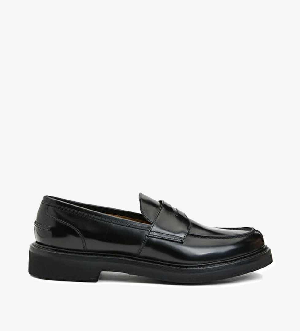 Barrett Siyah Erkek Deri Loafer model görseli