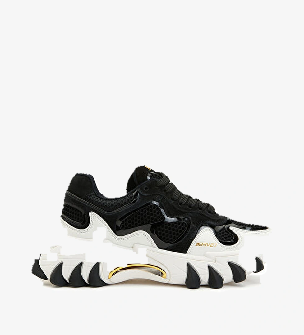 Balmain B East Siyah Beyaz Kadın Sneaker model görseli