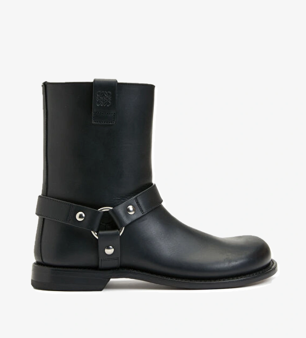 Loewe Siyah Kadın Deri Bot model görseli