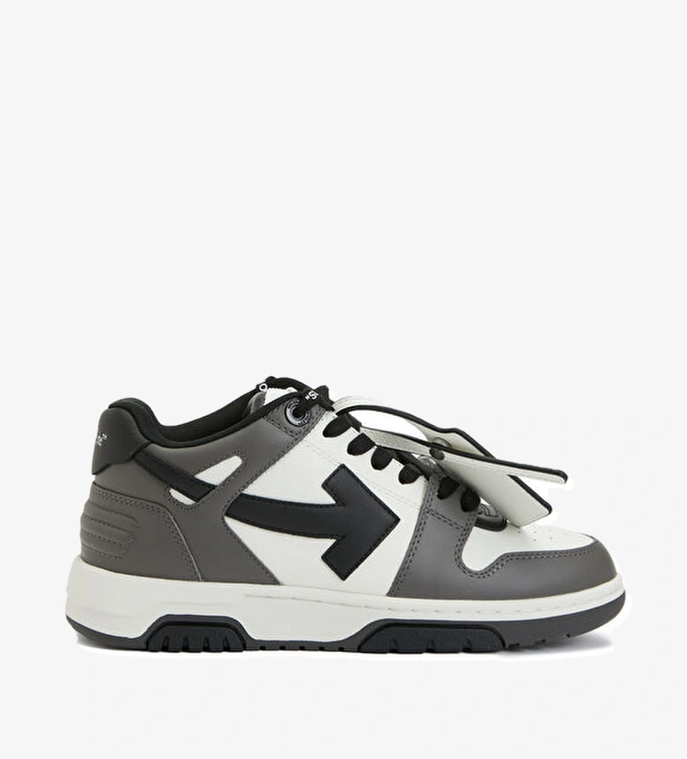 Off-white Out Of Office Koyu Gri Kadın Deri Sneaker model görseli