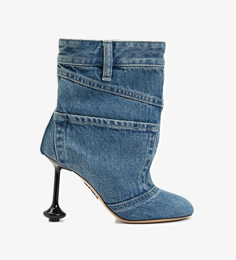 Loewe Mavi Kadın Denim Bot model görseli