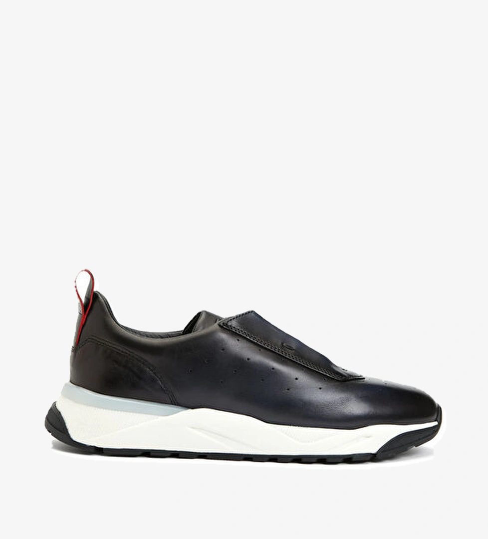 Santoni Sport Mavi Erkek Deri Sneaker model görseli