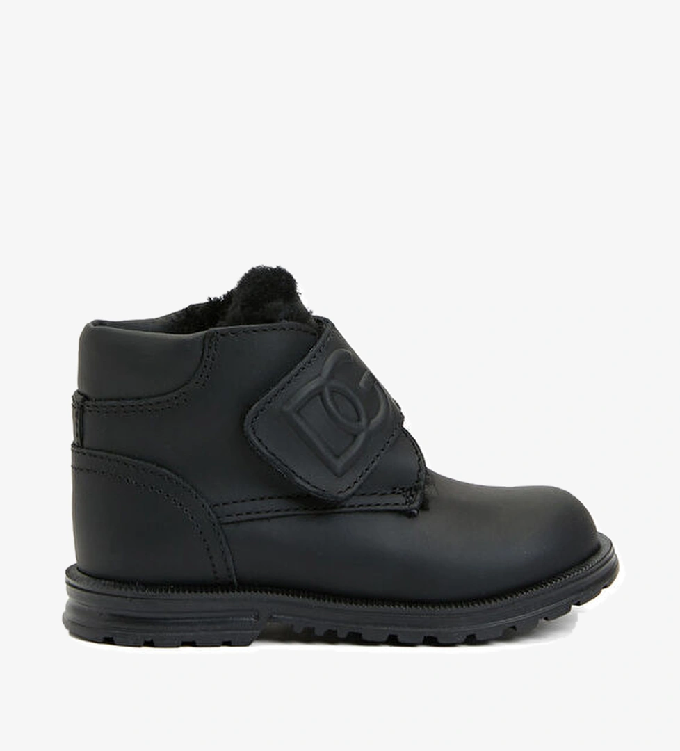 Dolce&gabbana Siyah Erkek Bebek Deri Bot model görseli