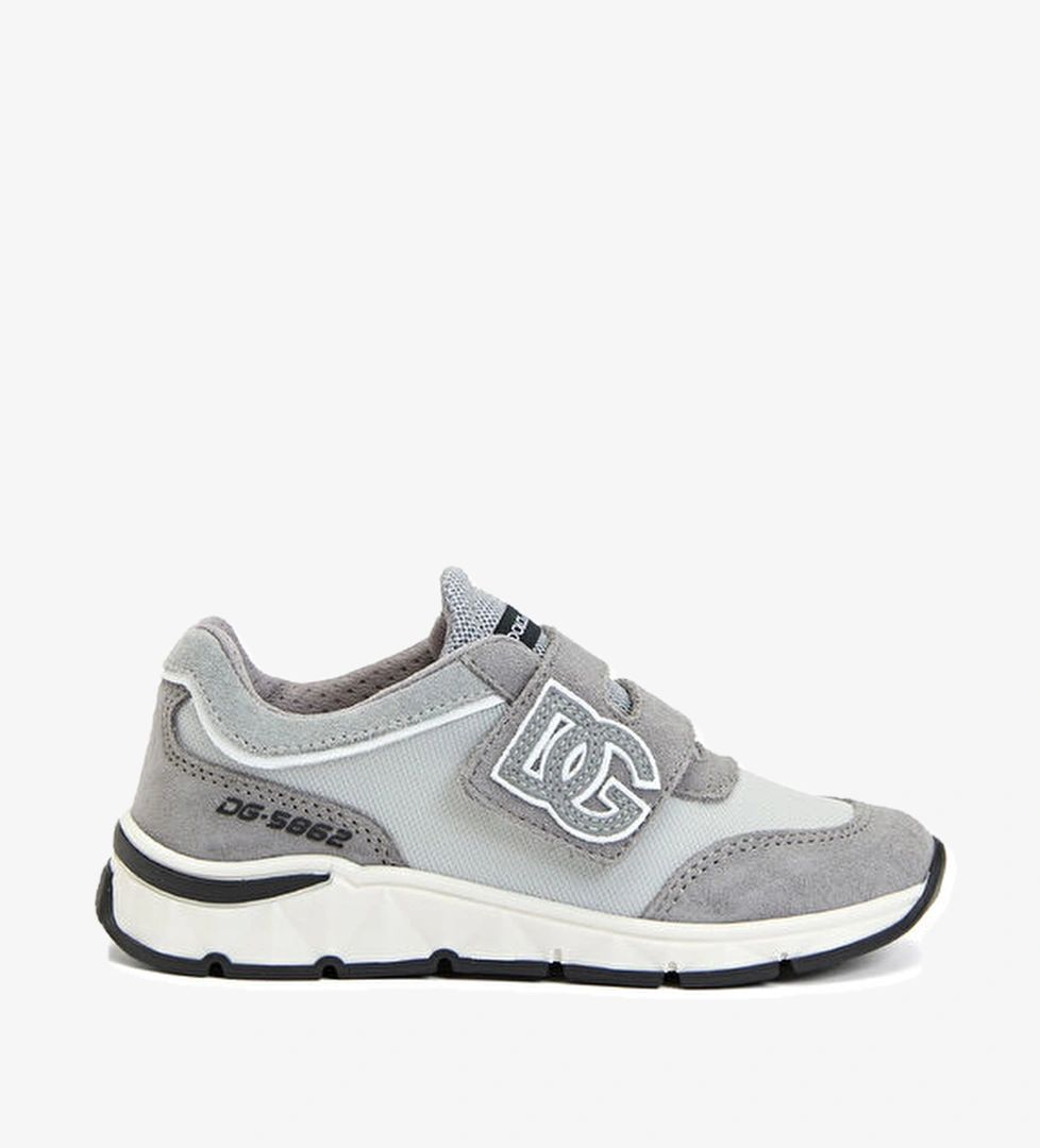 Dolce&gabbana Gri Erkek Çocuk Deri Sneaker model görseli