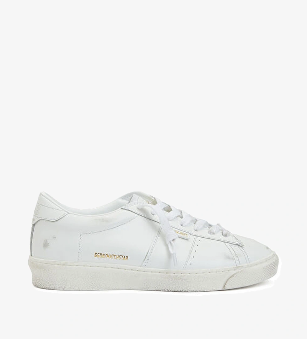 Golden Goose Matchstar Beyaz Kadın Deri Sneaker model görseli