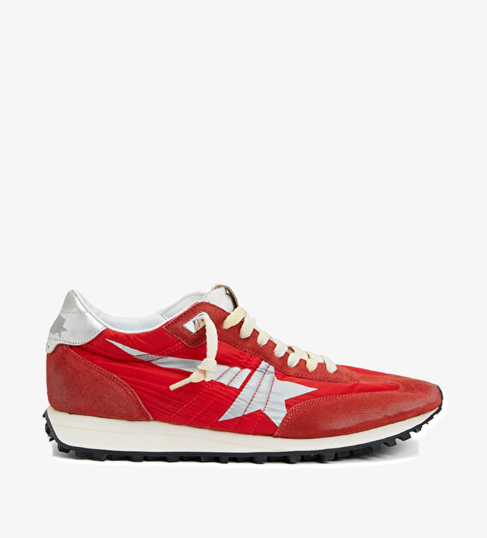 Marathon Gri Kırmızı Erkek Sneaker - Görsel 1