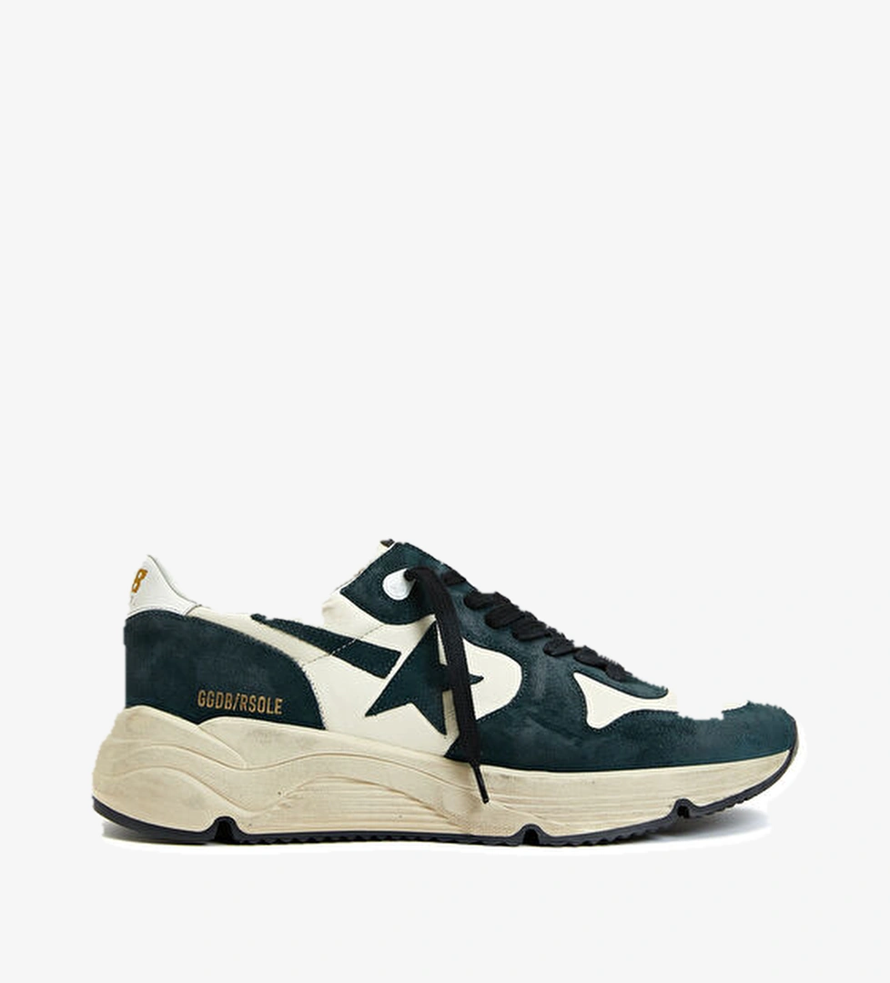 Marathon Koyu Yeşil Erkek Deri Sneaker - Görsel 1