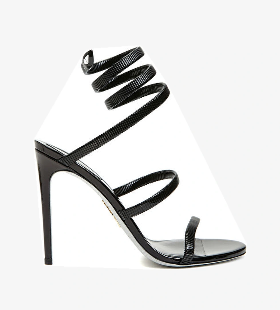 Rene Caovilla Siyah Kadın Sandalet model görseli