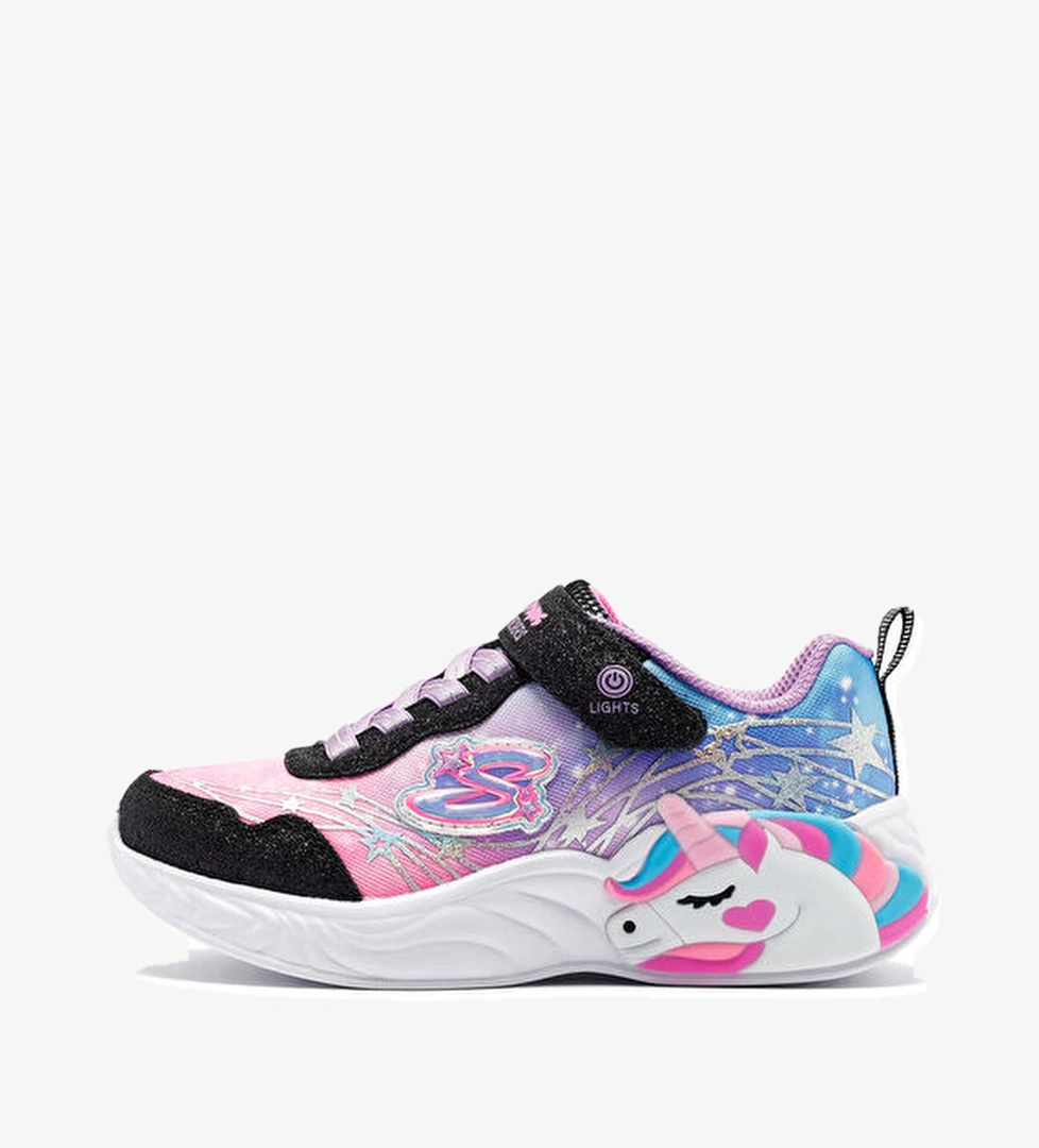 Skechers Unicorn Dreams Siyah Kız Çocuk Sneaker model görseli