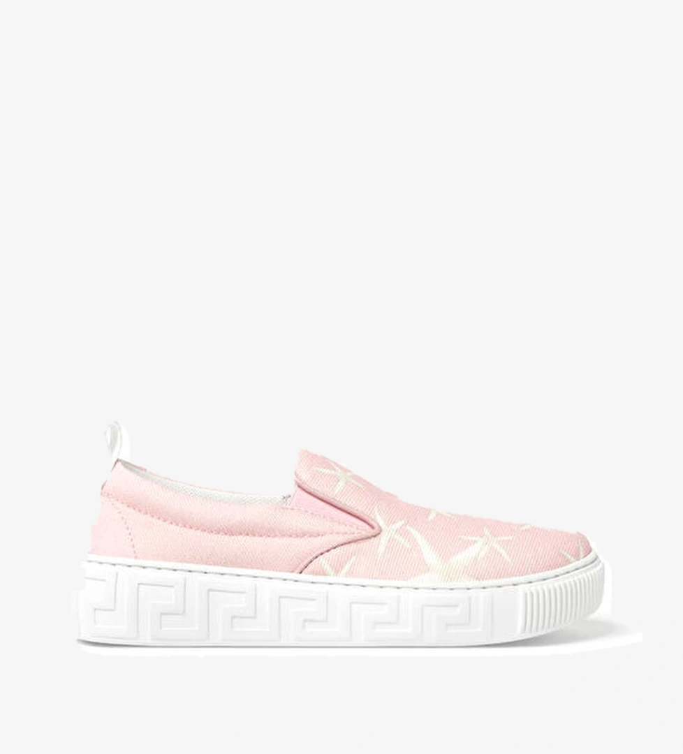 Versace Pembe Yıldız Desenli Çocuk Sneaker model görseli