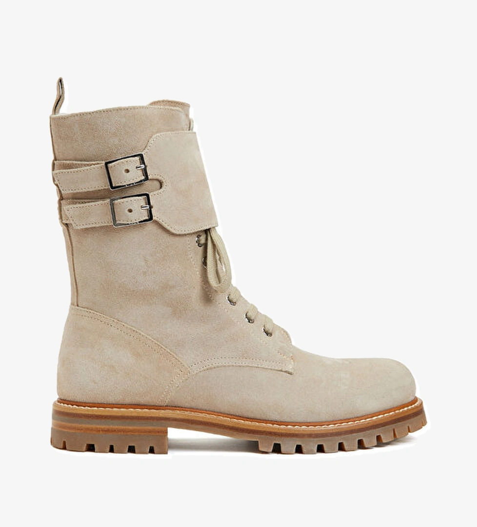 Kiton Krem Kadın Süet Bot model görseli