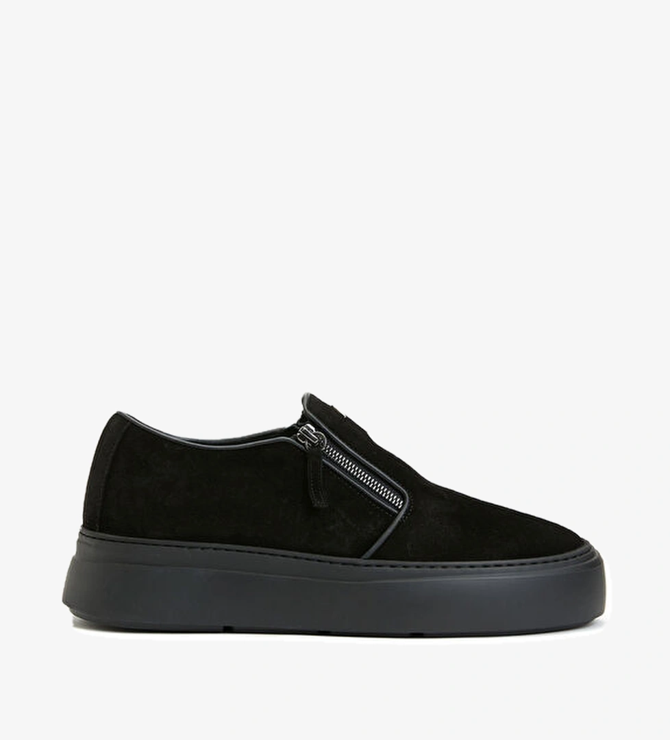 Giuseppe Zanotti Siyah Erkek Deri Ayakkabı model görseli