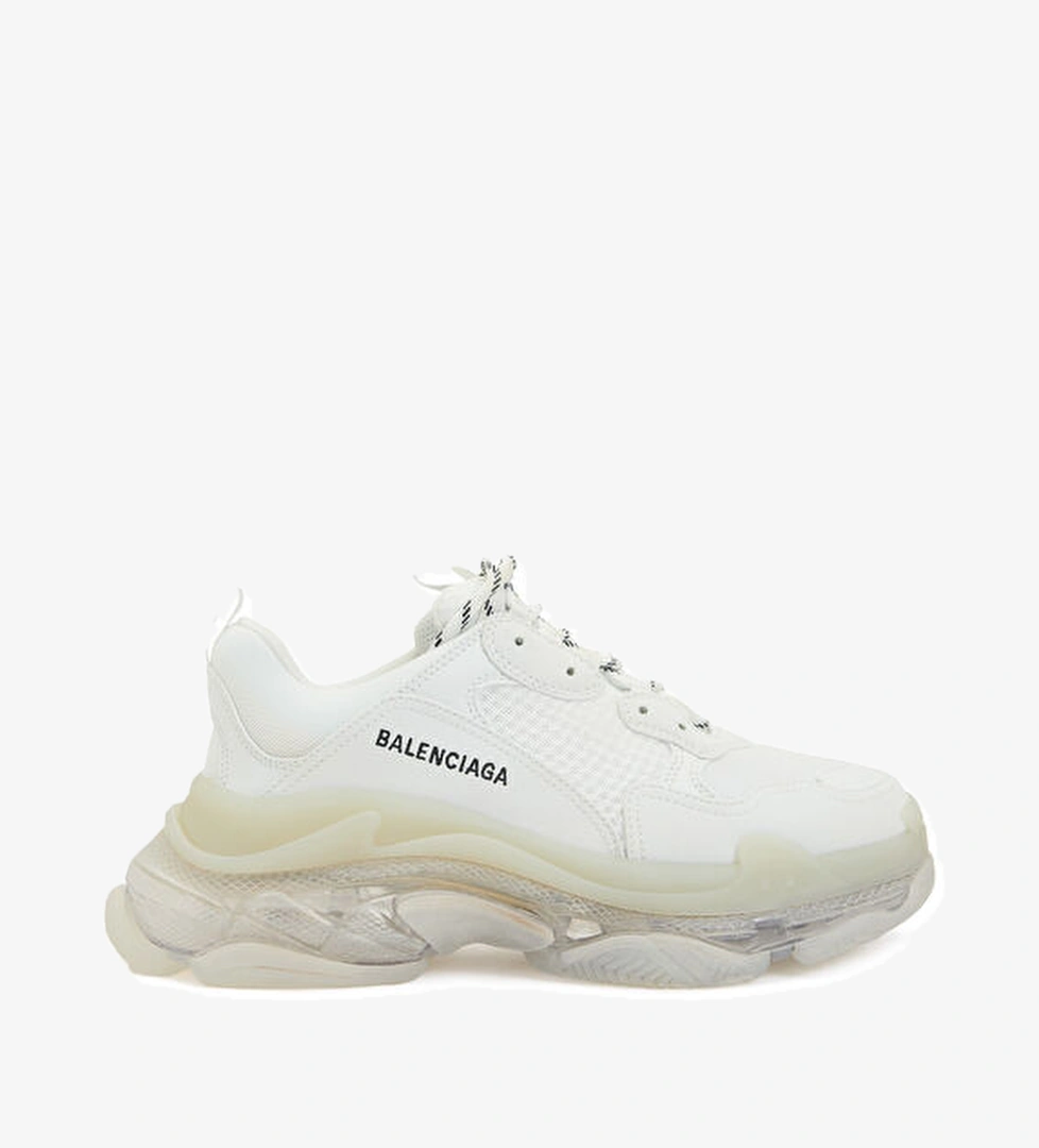 Balenciaga Triple S Beyaz Kadın Sneaker model görseli
