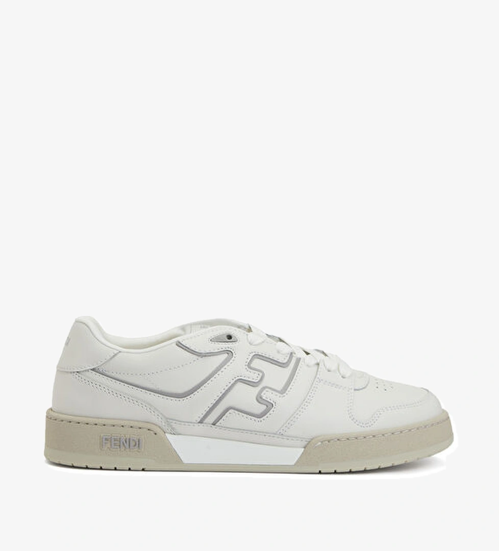 Fendi Beyaz Gri Erkek Deri Sneaker model görseli