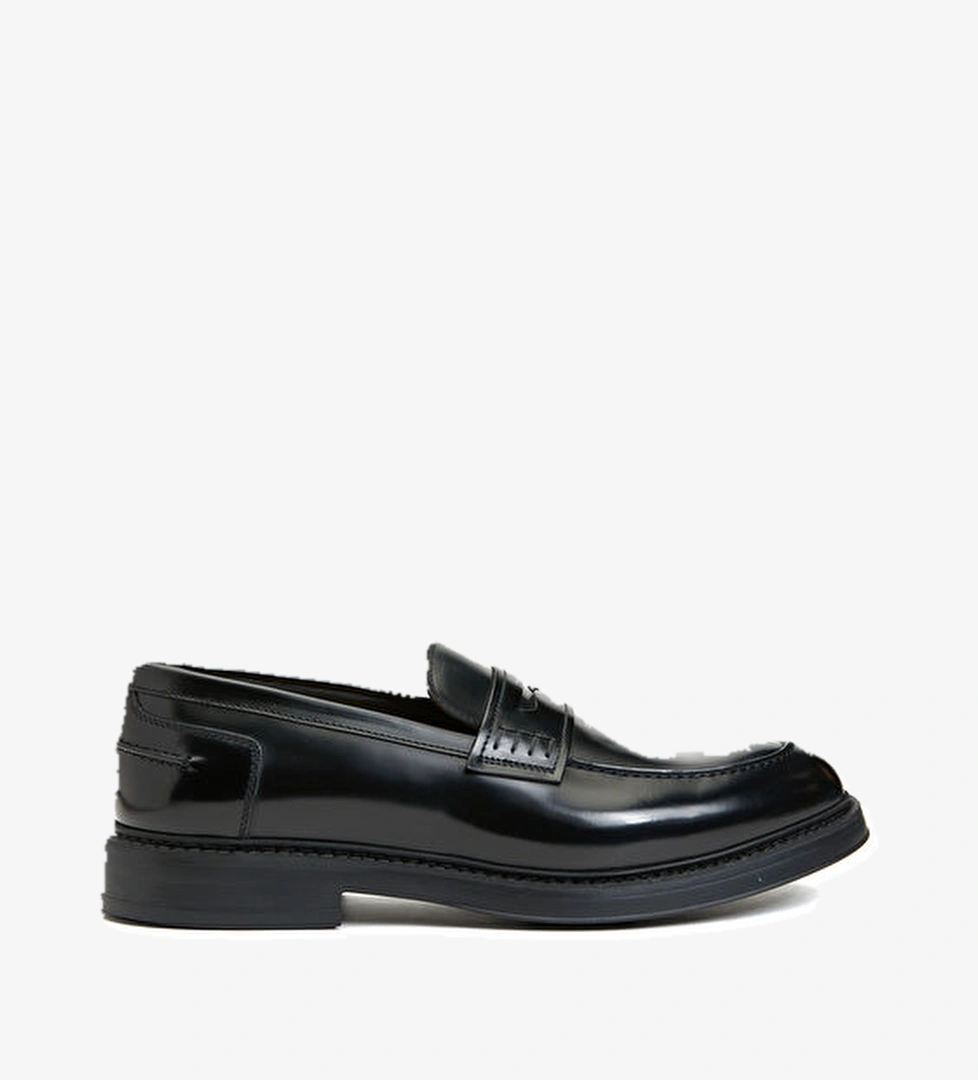 Doucal's Siyah Erkek Deri Loafer model görseli