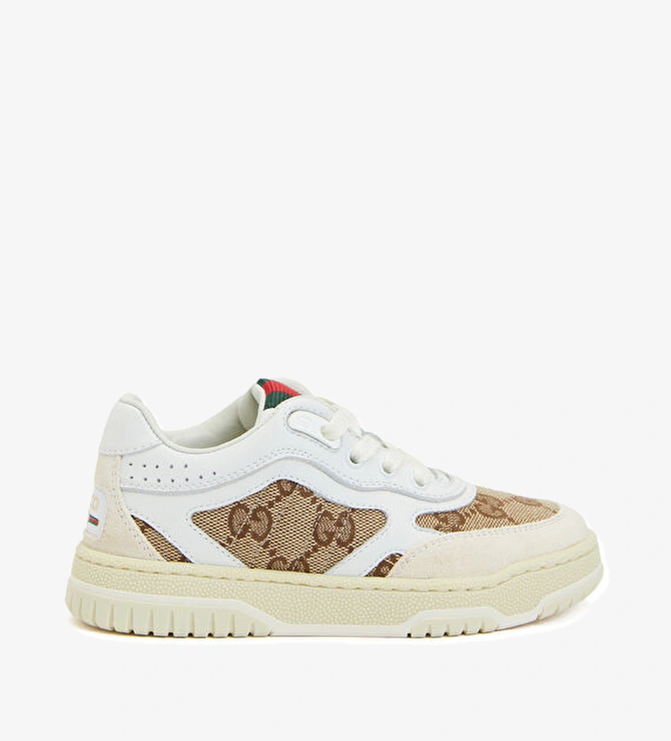 Gucci Kırık Beyaz Logolu Unisex Çocuk Sneaker model görseli