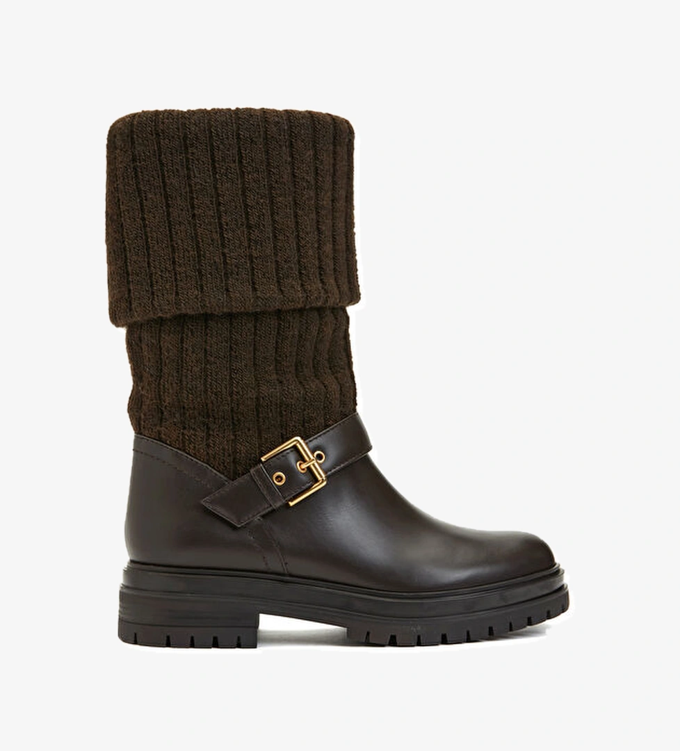 Thurso Koyu Kahverengi Kadın Çizme - Görsel 1