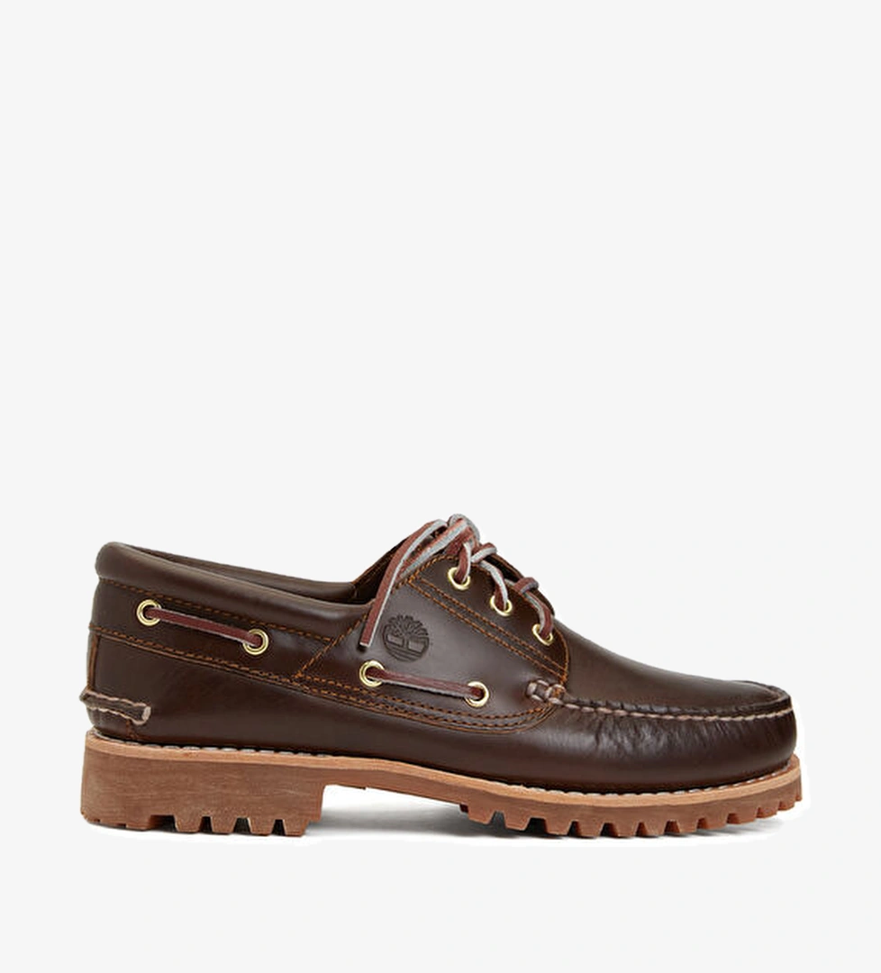 Authentics 3 Eye Kahverengi Erkek Deri Loafer - Görsel 1