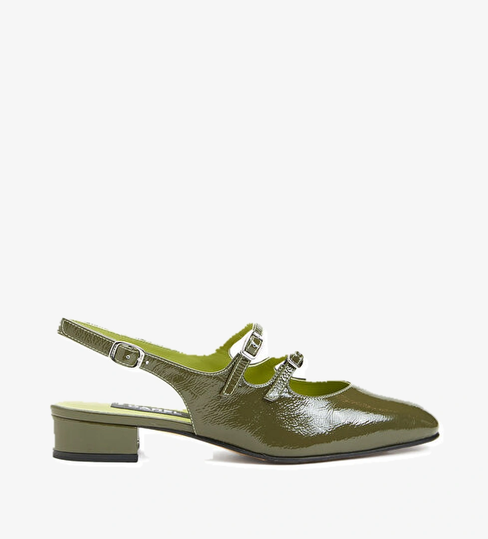 Carel Peche Haki Kadın Deri Ayakkabı model görseli