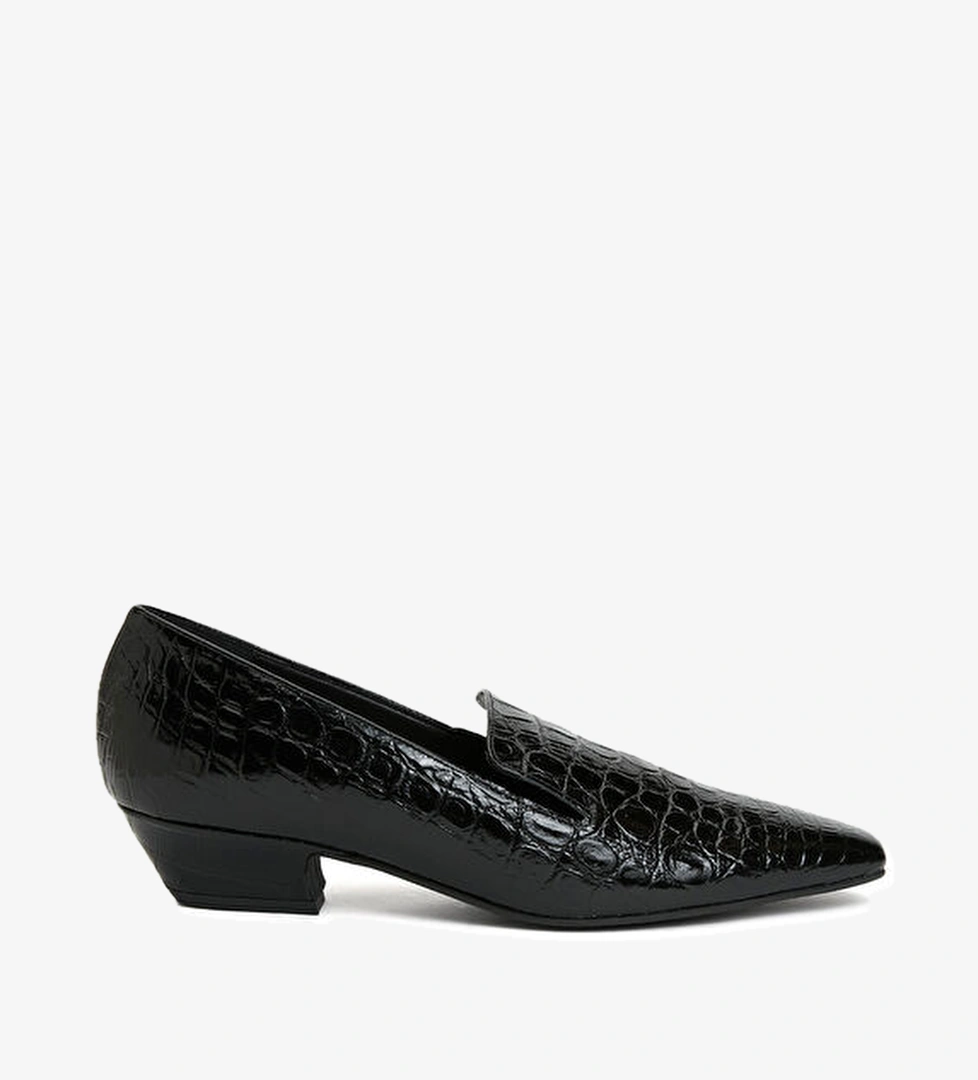 Network Siyah Kadın Deri Ayakkabı model görseli