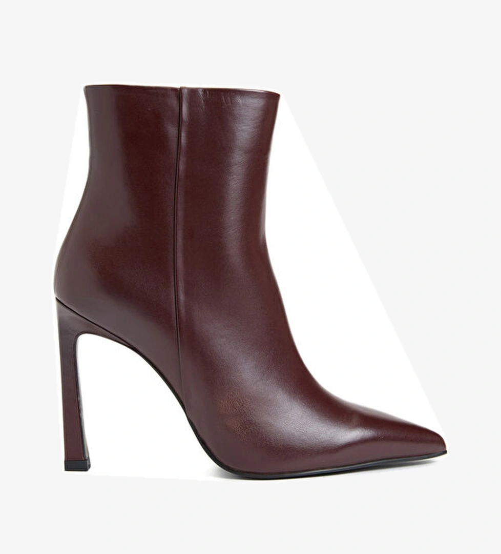 Network Network Bordo Kadın Deri Bot | Beymen Bordo - 1. görsel