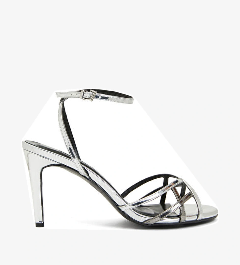 Network Network Gümüş Kadın Deri Sandalet Sandalet & Terlik | Beymen Gümüş - 1. görsel