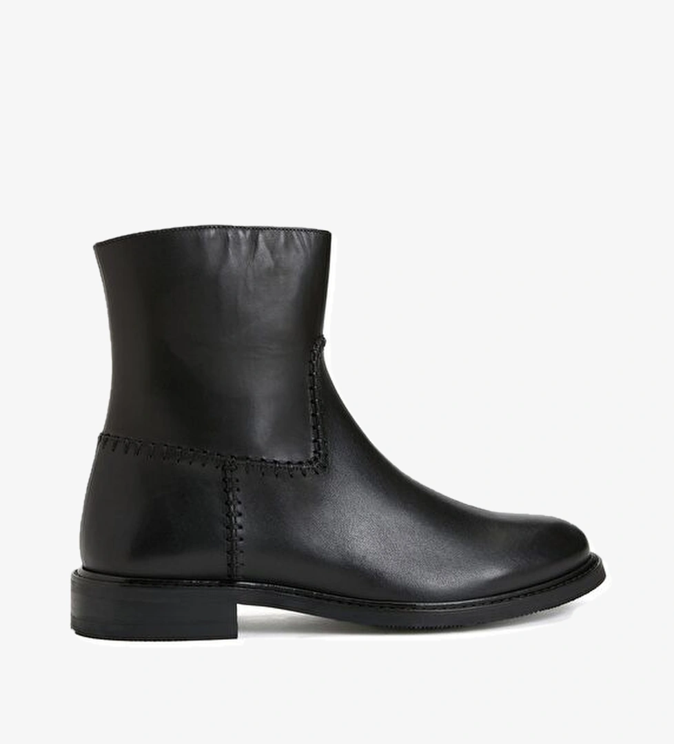 Network Siyah Kadın Deri Bot model görseli