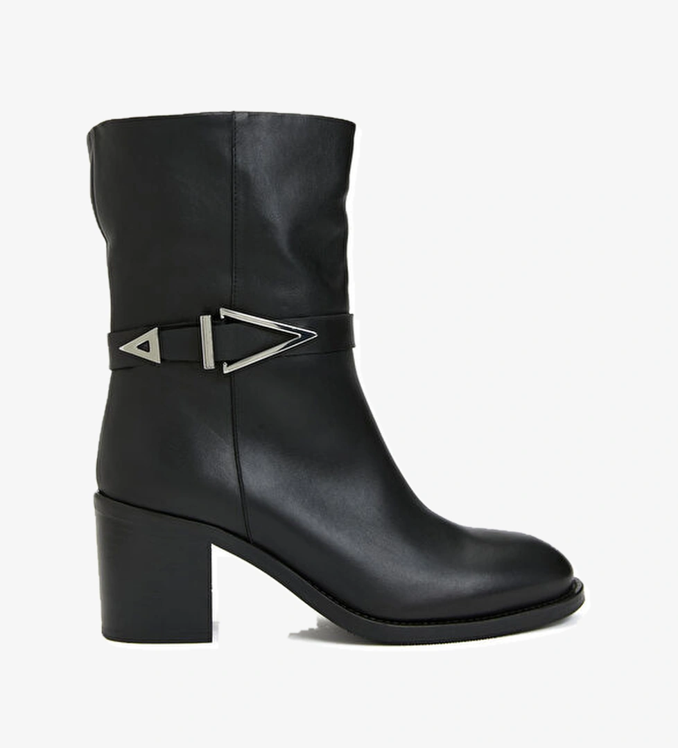 Divarese Divarese Siyah Kadın Deri Bot | Beymen Siyah - 1. görsel