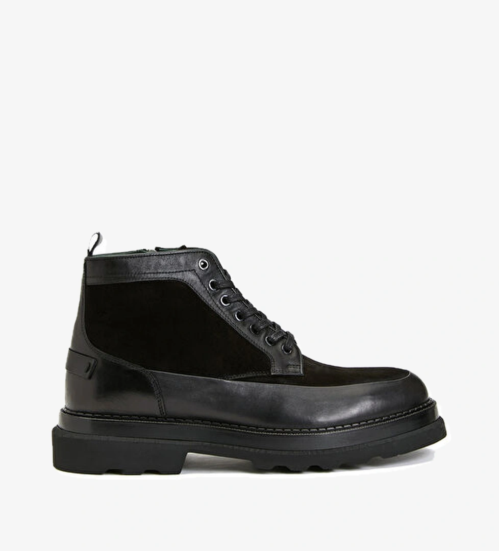 George Hogg Siyah Erkek Deri Bot model görseli