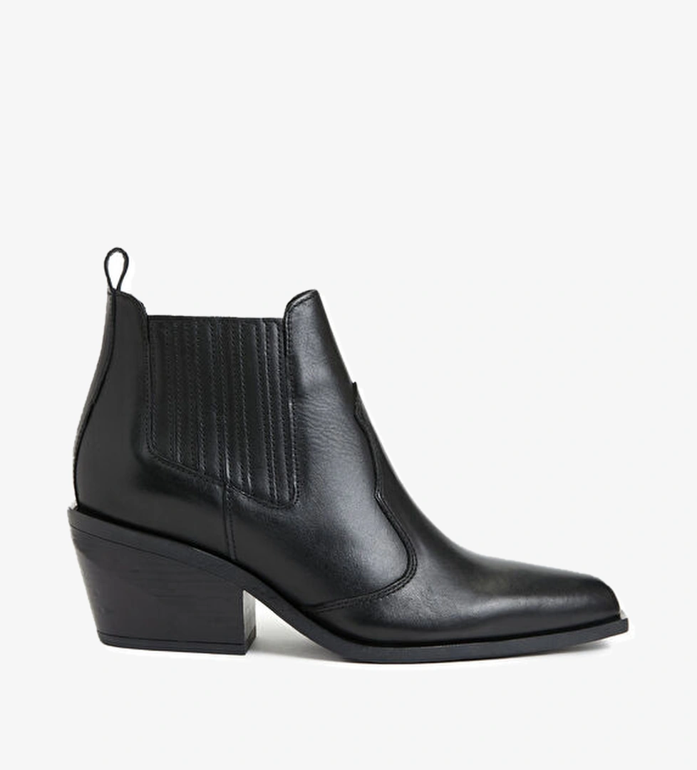 Divarese Divarese Siyah Kadın Deri Bot | Beymen Siyah - 1. görsel