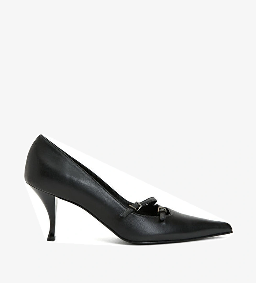 Siyah Deri Gova - Görsel 1