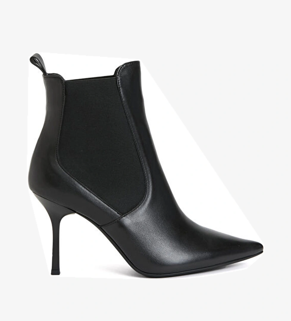 Divarese Divarese Siyah Kadın Deri Bot Beymen'de! Siyah - 1. görsel