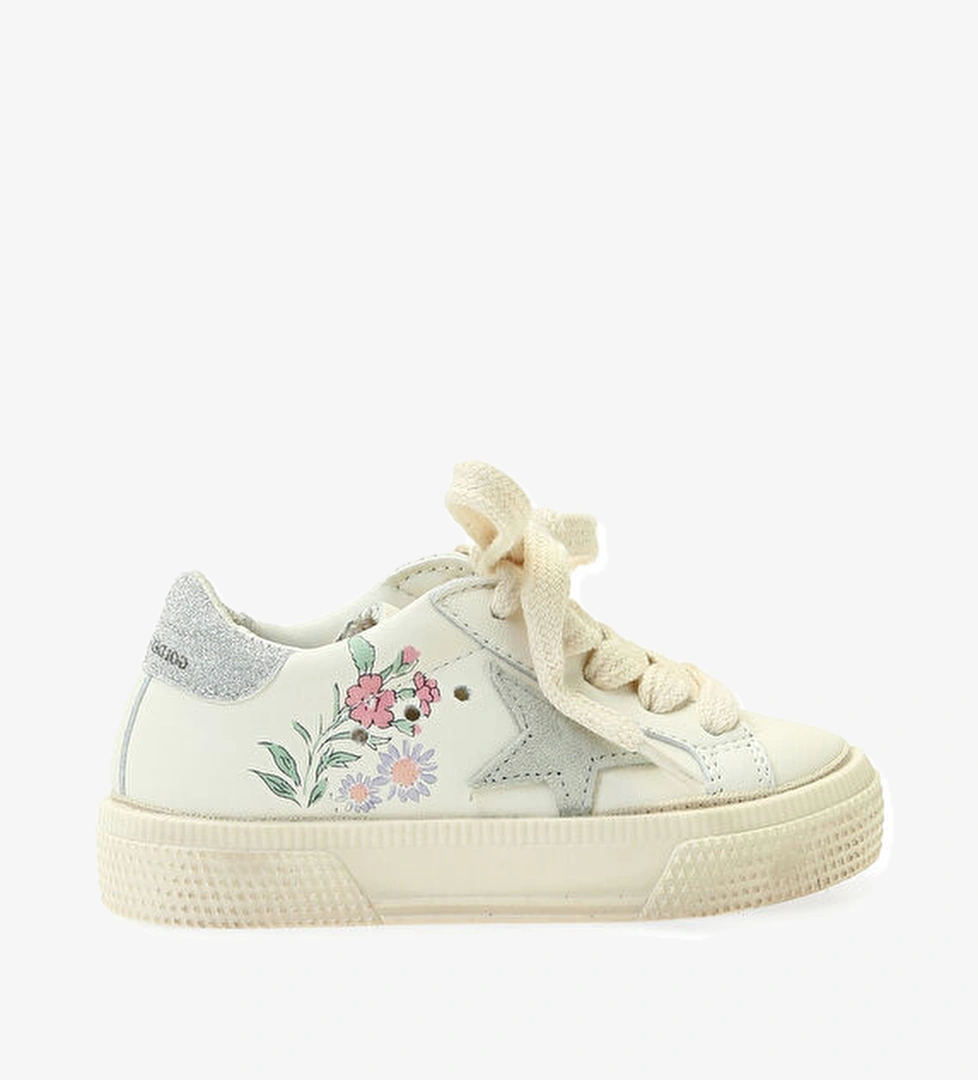 Golden Goose Beyaz Bebek Deri Sneaker model görseli