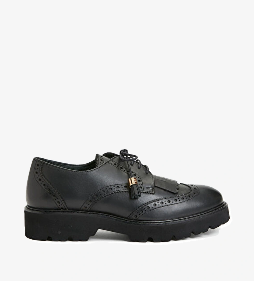 George Hogg George Hogg Siyah Kadın Deri Ayakkabı Beymen'de! Siyah - 1. görsel