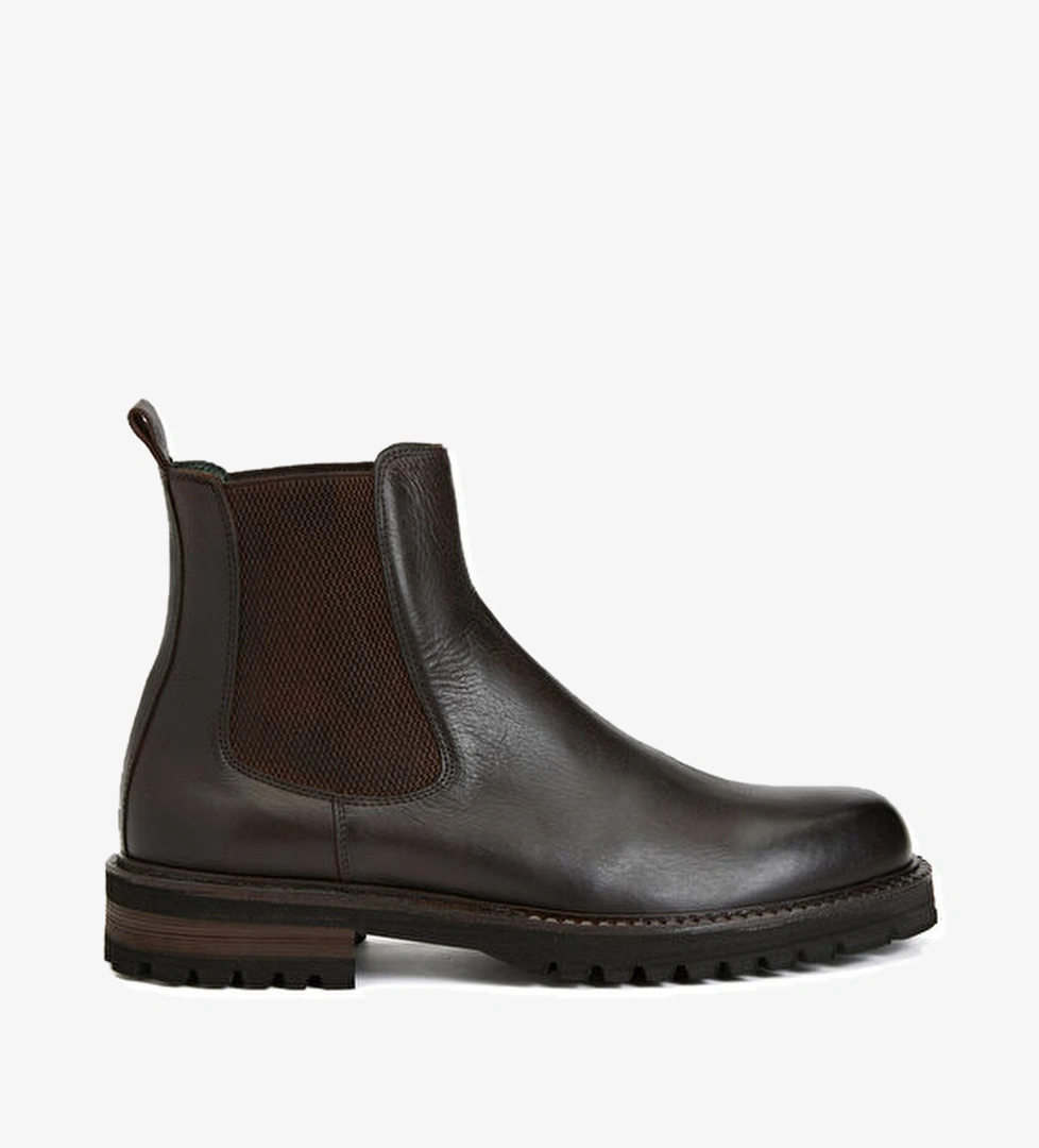 Kahverengi Erkek Deri Bot - Görsel 1