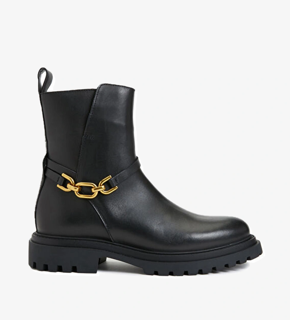 Divarese Divarese Siyah Kadın Deri Bot | Beymen Siyah - 1. görsel