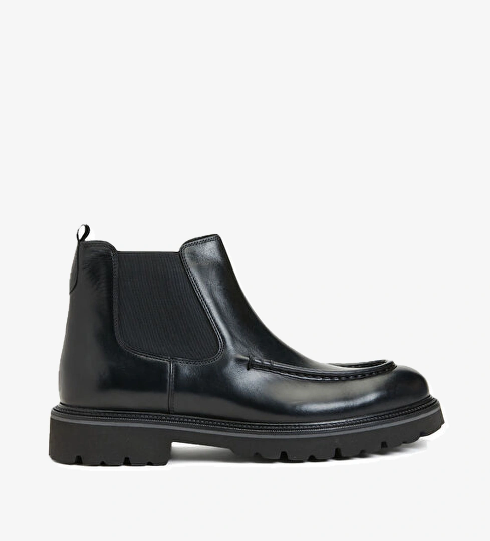 Divarese Divarese Siyah Erkek Deri Bot | Beymen Siyah - 1. görsel