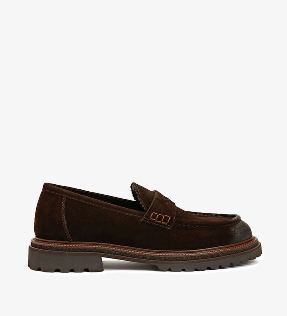 Divarese Divarese Kahverengi Erkek Süet Loafer Beymen'de! Kahverengi - 1. görsel
