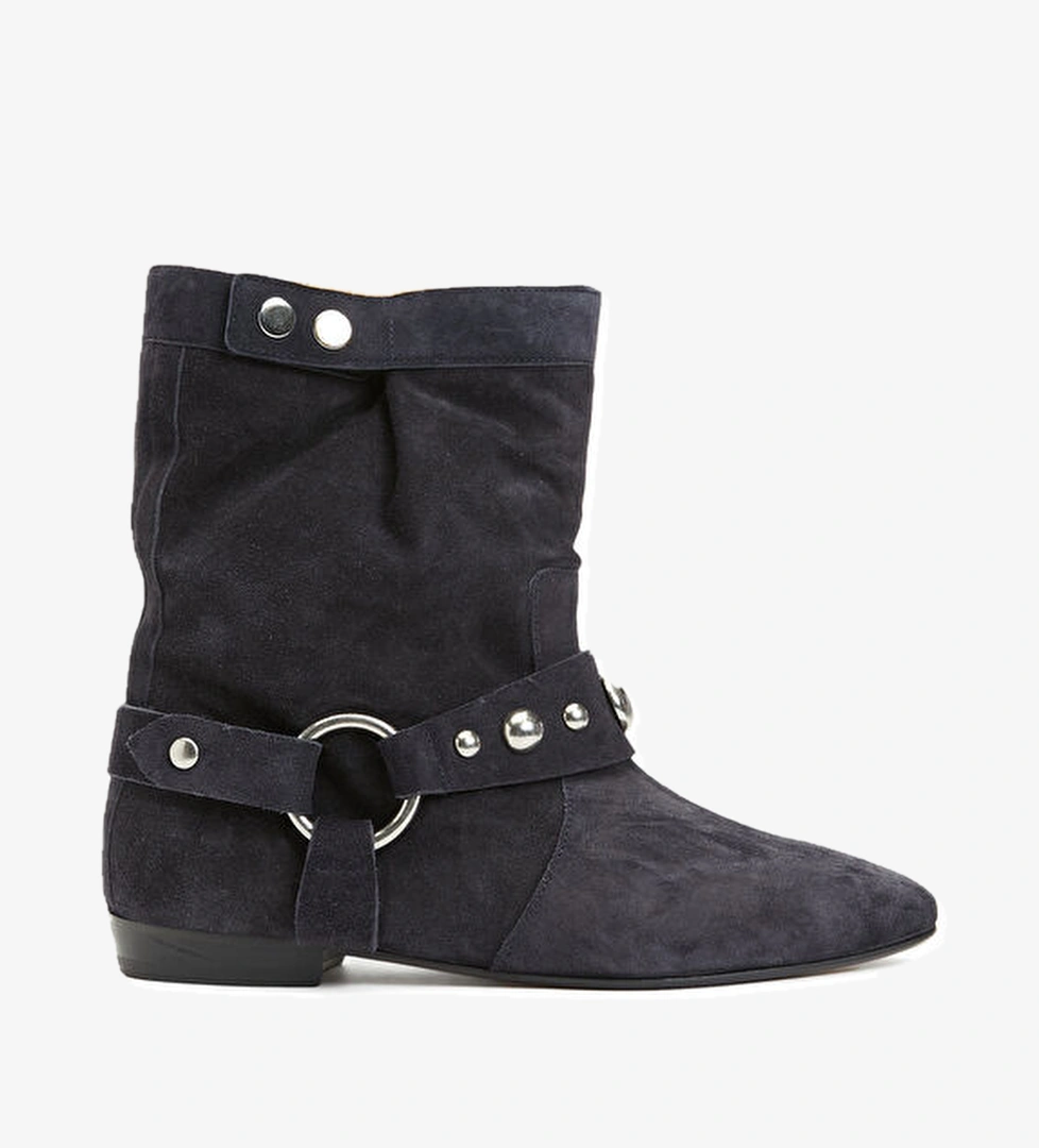 Isabel Marant Antrasit Kadın Süet Bot model görseli