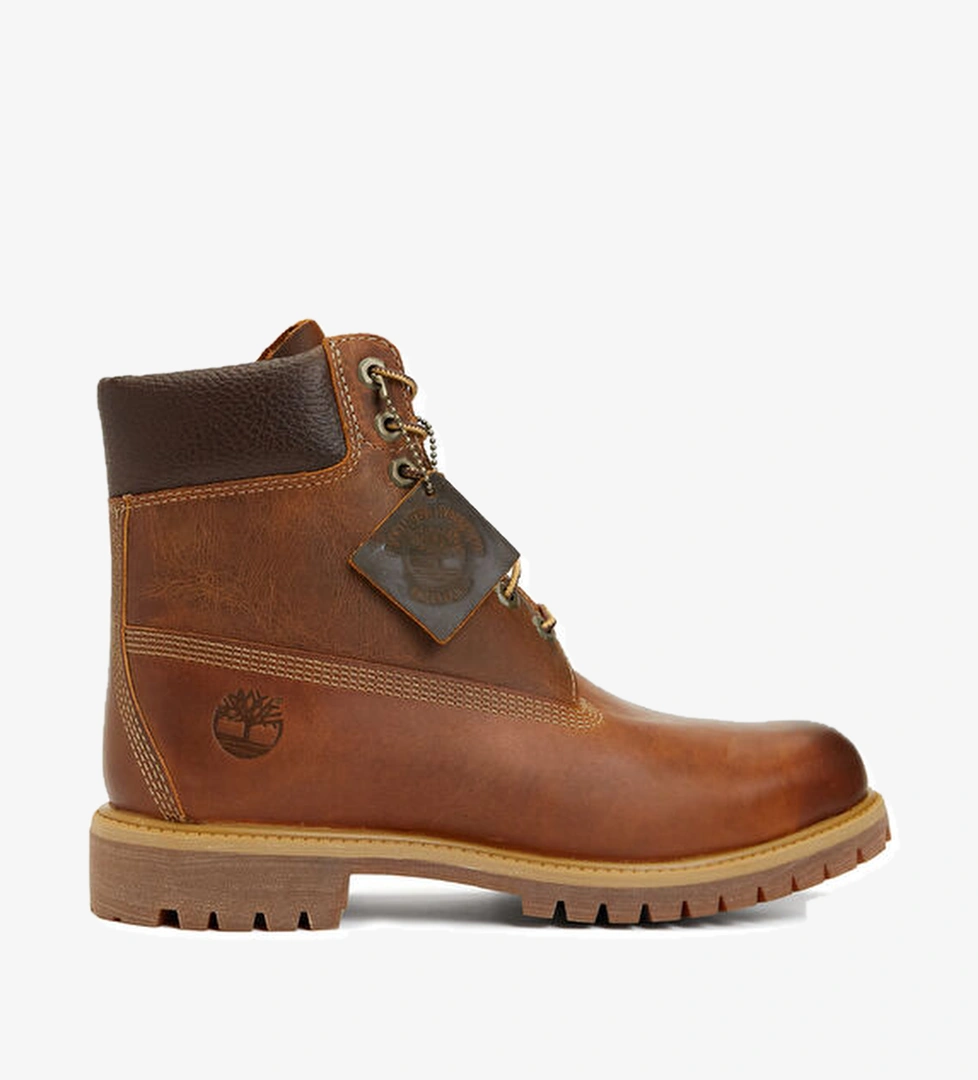 Premium Kahverengi Erkek Deri Bot - Görsel 1