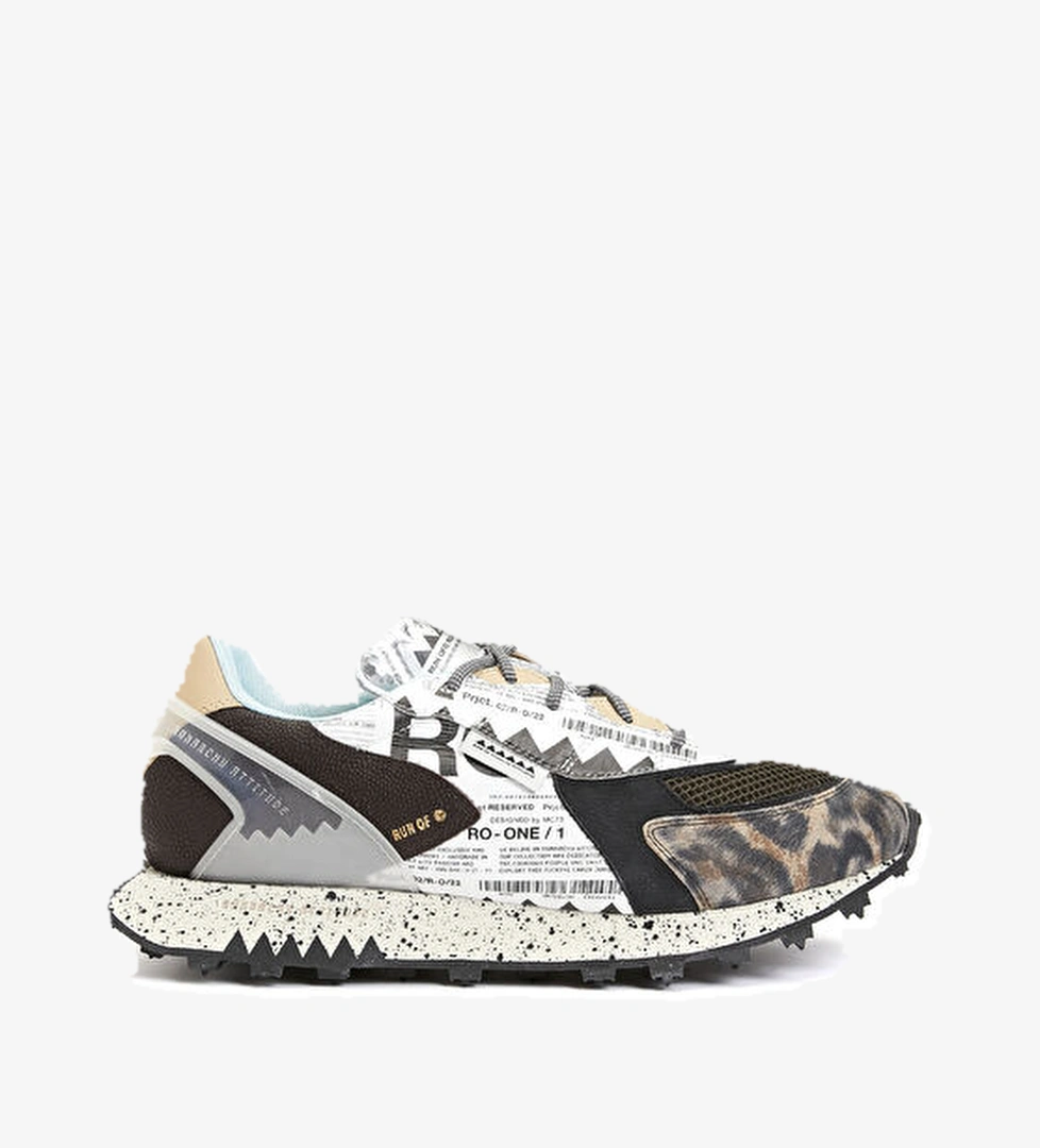 Run Of Hillton Desenli Erkek Sneaker model görseli